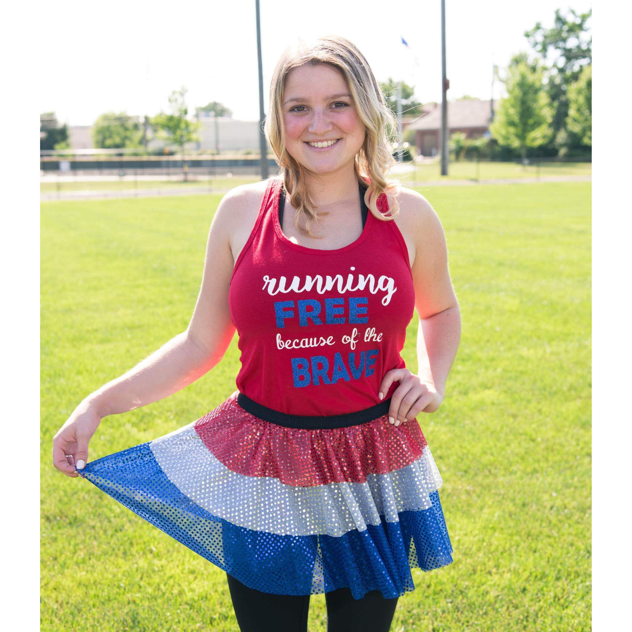 Fourth of July Sparkle Skirt