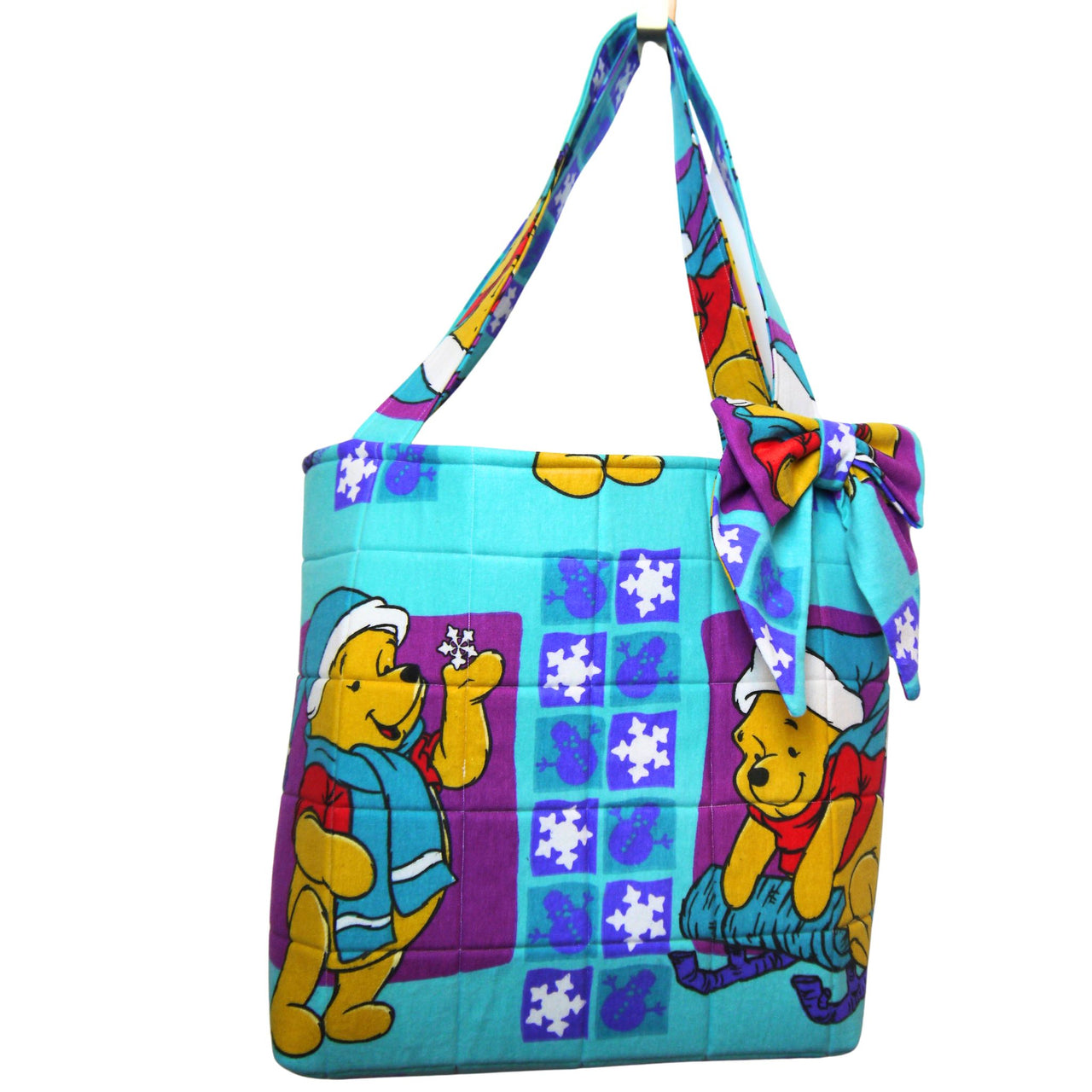 Winter Pooh Bear Tote Bag