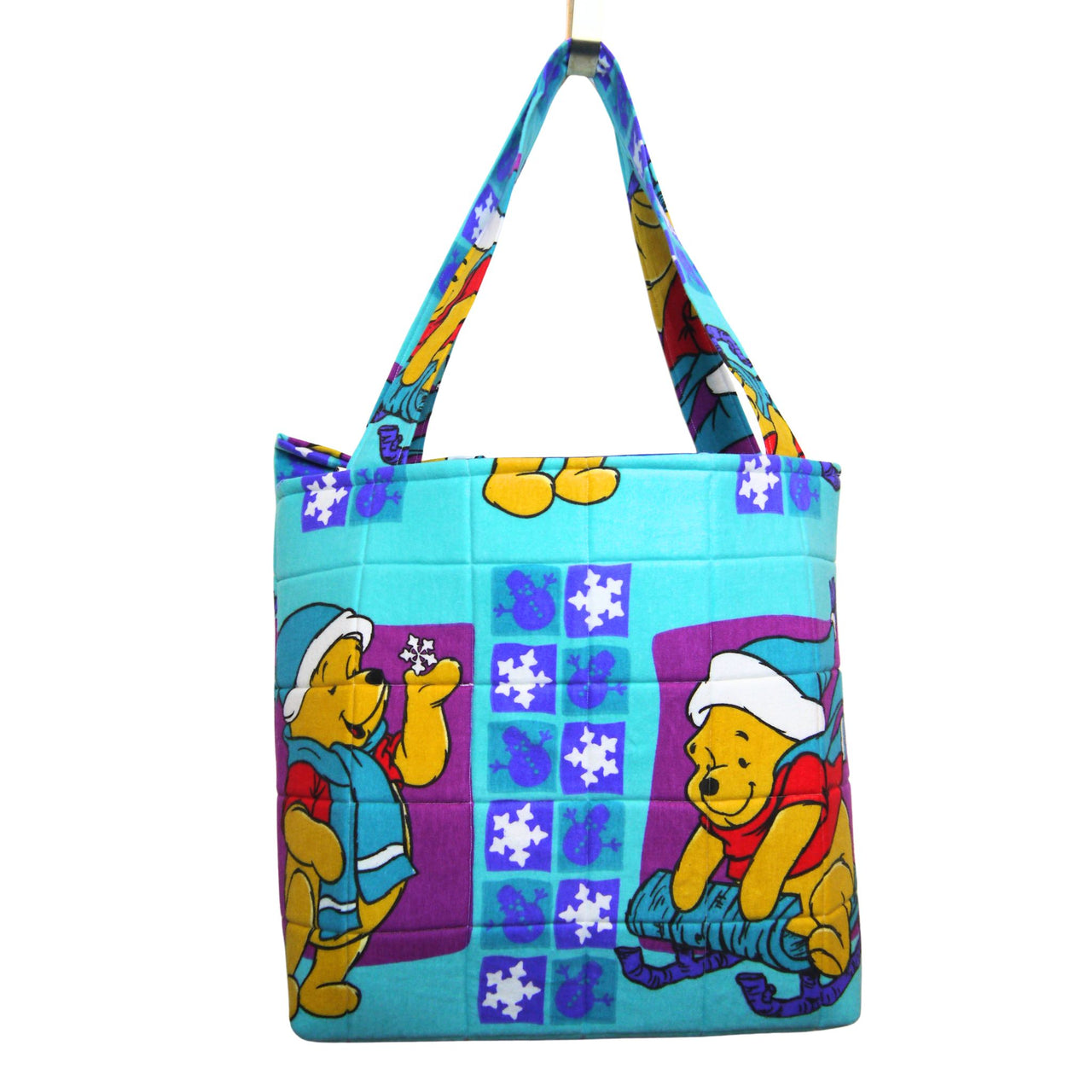 Winter Pooh Bear Tote Bag