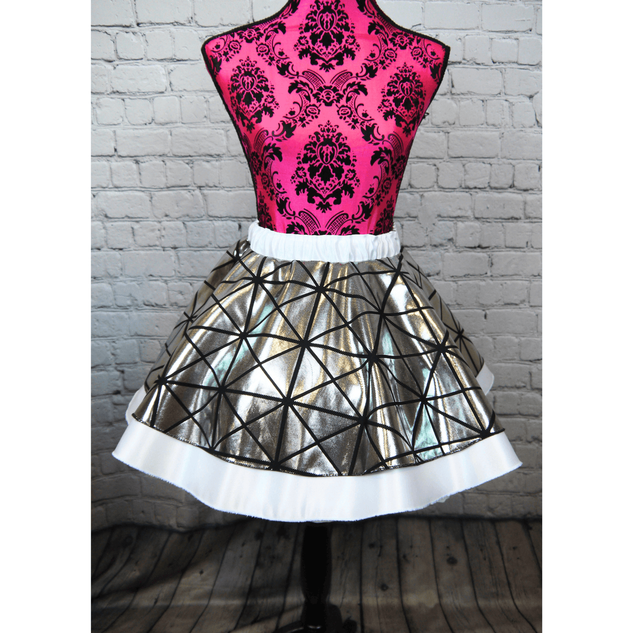 Geometric Royalty Skirt