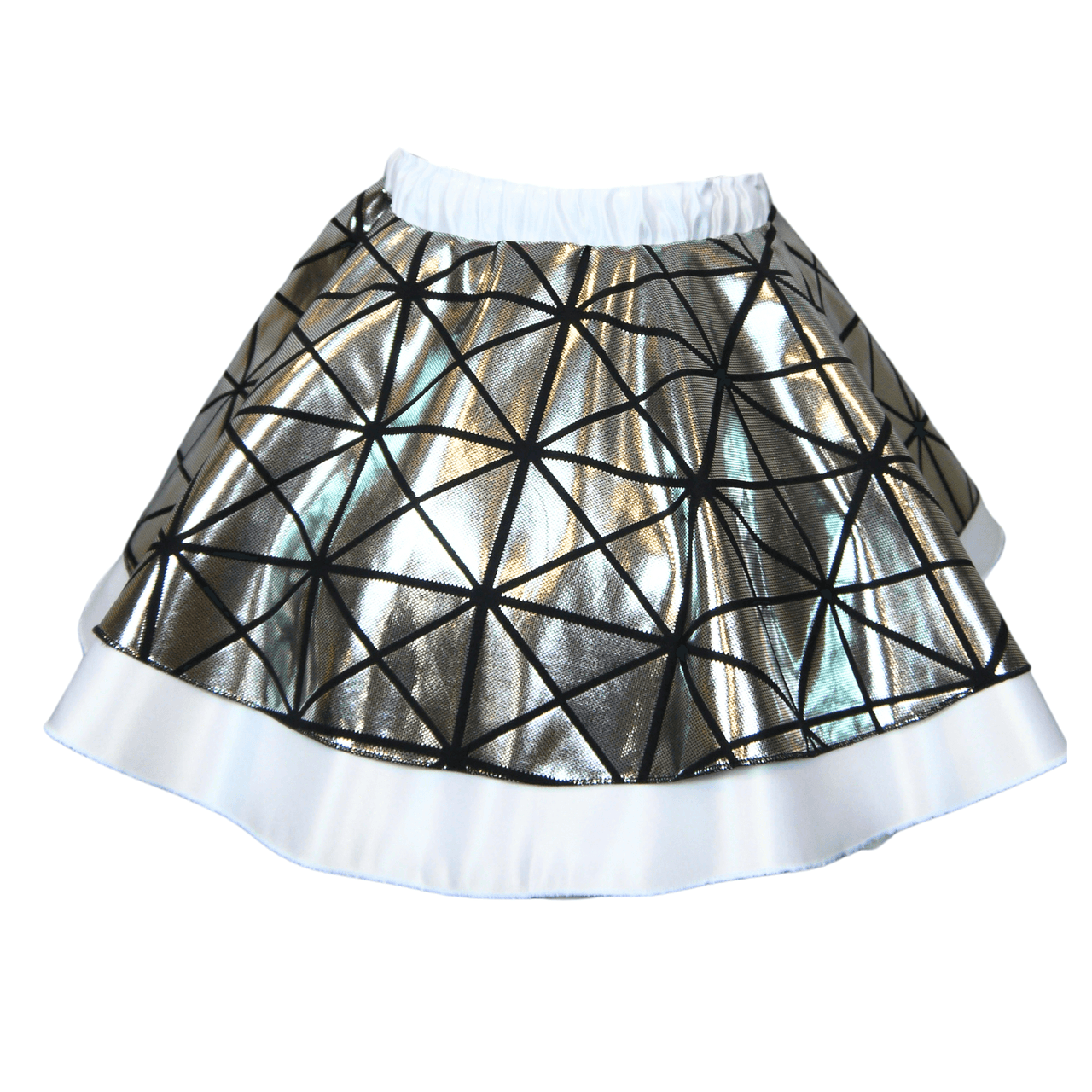 Geometric Royalty Skirt