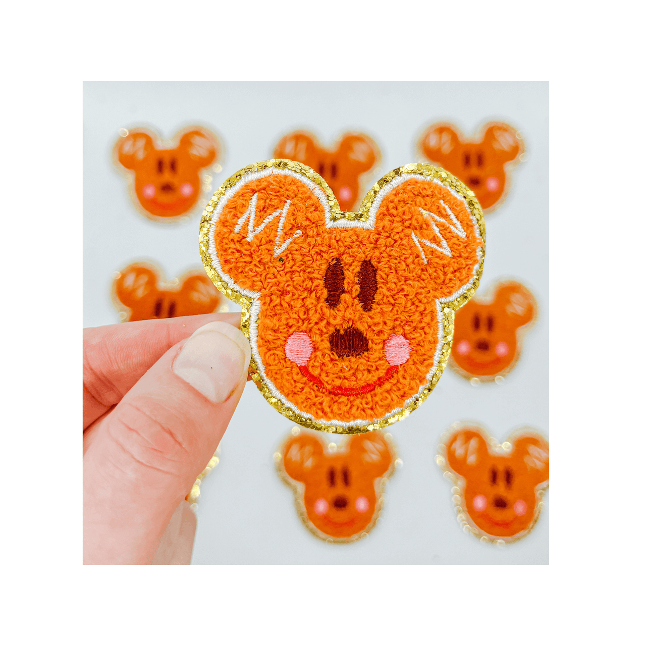 Gingerbread Mouse Head Patch