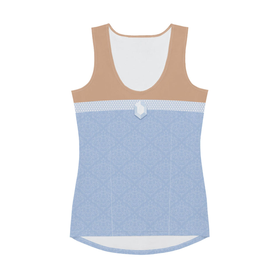 Princess Neckline Tank Dot “10”(S-2XL) main image 1