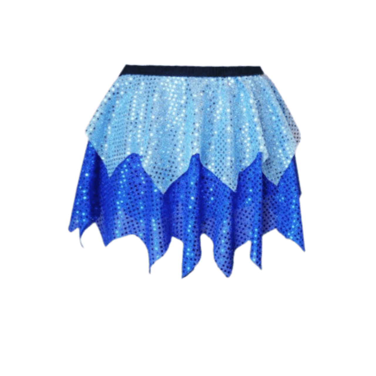 Blue Fairy Sparkle Running Skirt