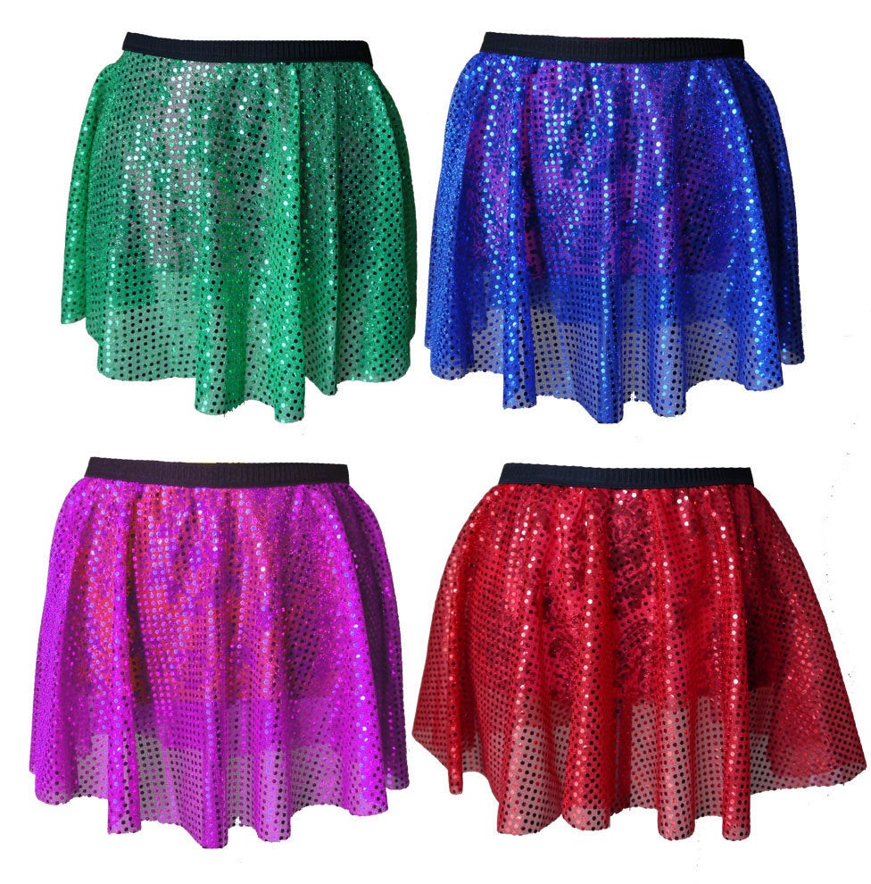Solid Sparkle Running Skirt -- Create Your Own!